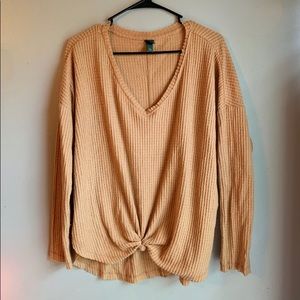 Beige oversized sweater